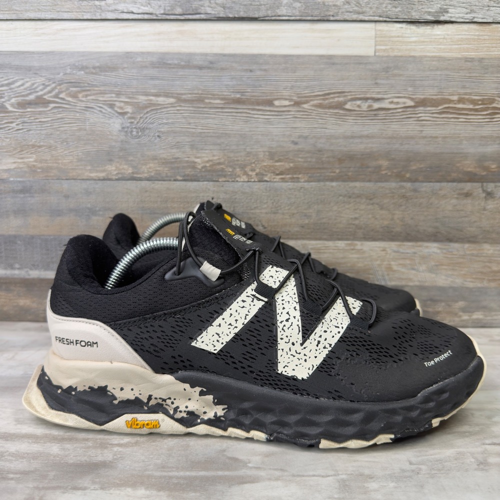 New Balance Fresh Foam Hierro v5 Mens Size 10 Trail Running Shoes Black Moonbeam
